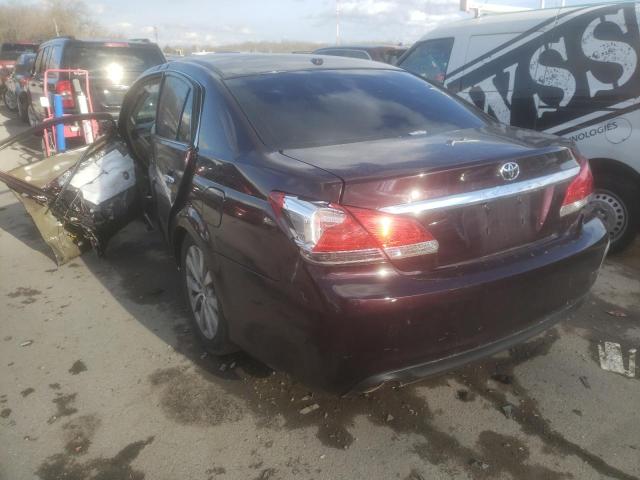 Photo 3 from auction – 2012 TOYOTA AVALON BAS with VIN 4T1BK3DB1CU443055