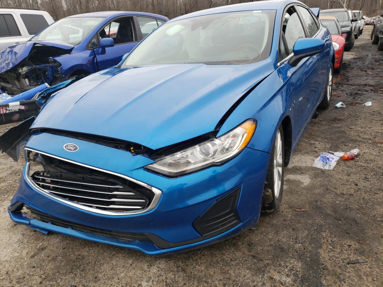 Photo 2 from auction – 2019 FORD FUSION SE with VIN 3FA6P0HD2KR230161