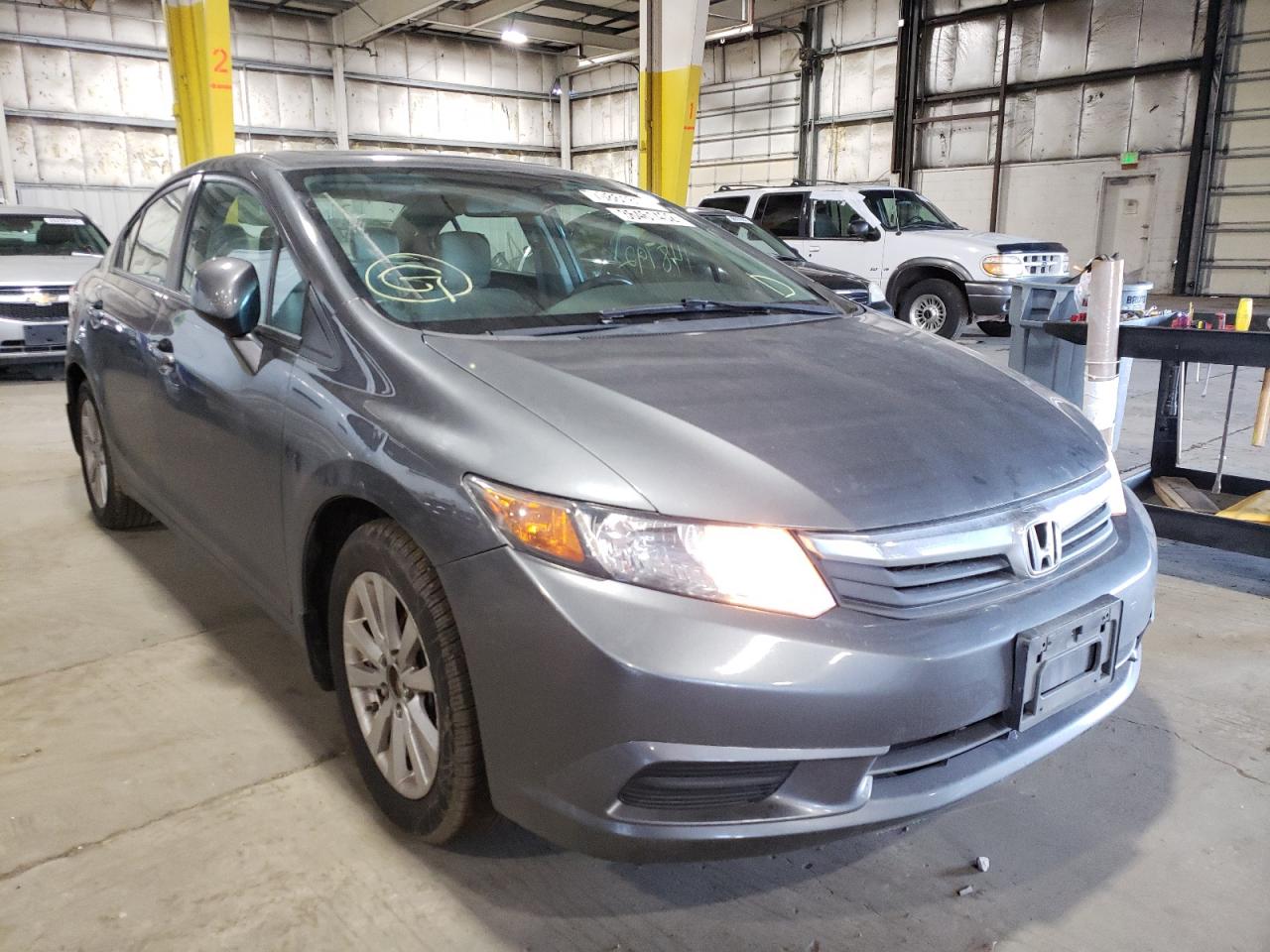 HONDA CIVIC EX 2012 with VIN 2HGFB2F8XCH300658 - Photo from auction