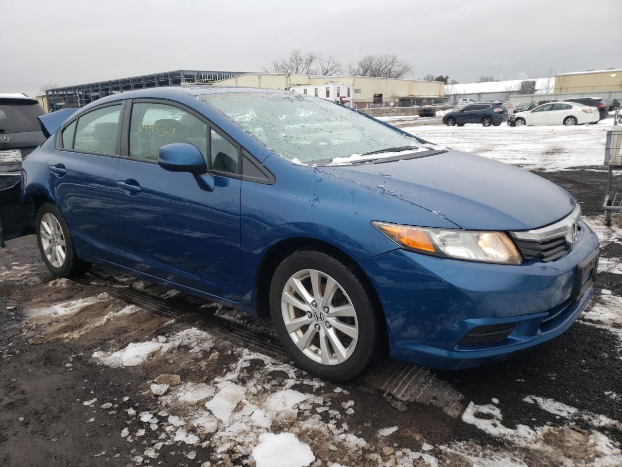 HONDA CIVIC EX 2012 with VIN 19XFB2F8XCE325103 - Photo from auction