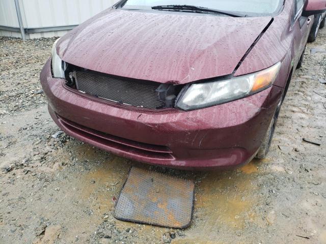 Photo 9 from auction – 2012 HONDA CIVIC LX with VIN 2HGFB2F53CH591722