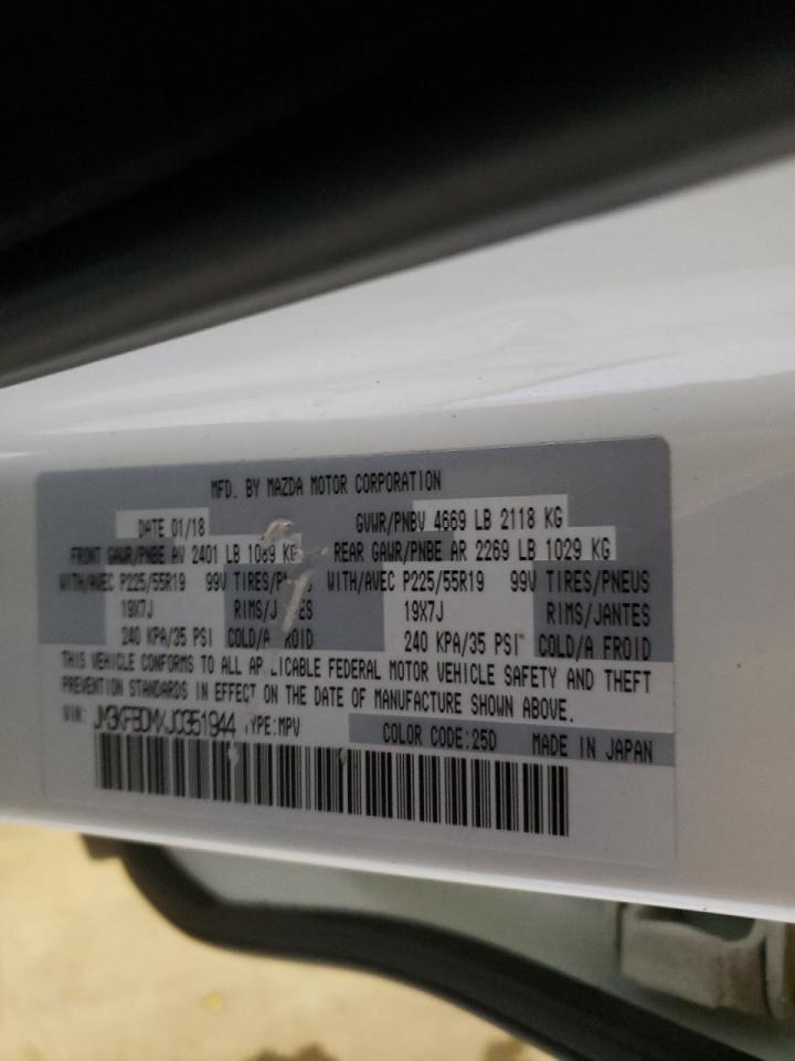 Photo 10 from auction – 2018 MAZDA CX-5 GRAND with VIN JM3KFBDMXJ0351944