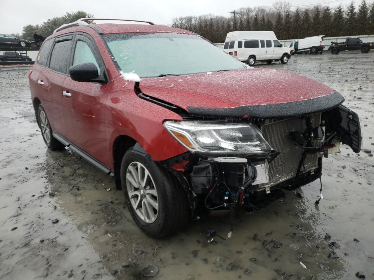 NISSAN PATHFINDER 2016 with VIN 5N1AR2MM4GC666124 - Photo from auction
