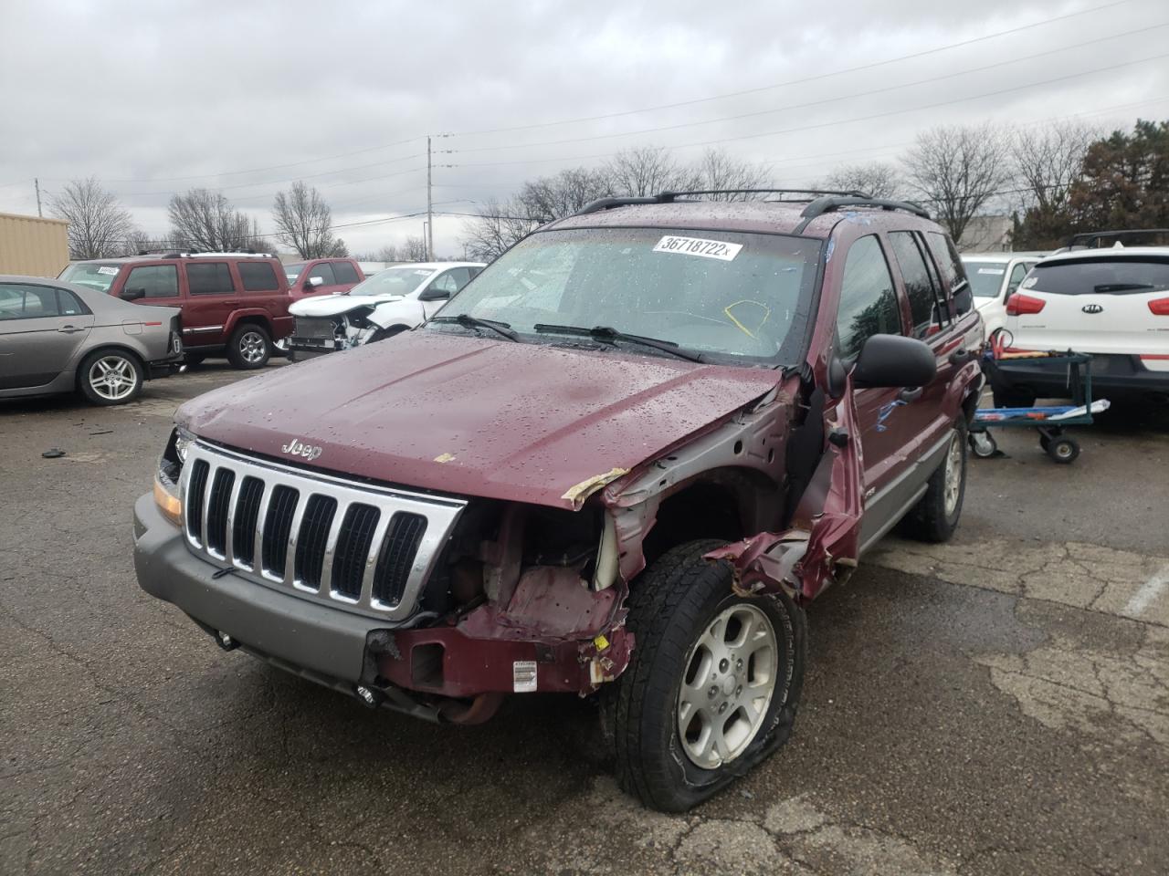 Photo 9 from auction – 2002 JEEP GRAND CHER with VIN 1J4GW38S12C236852