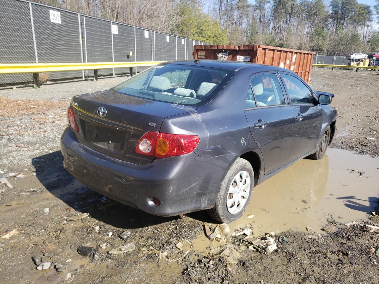 Photo 4 from auction – 2009 TOYOTA COROLLA BA with VIN 2T1BU40E59C105779