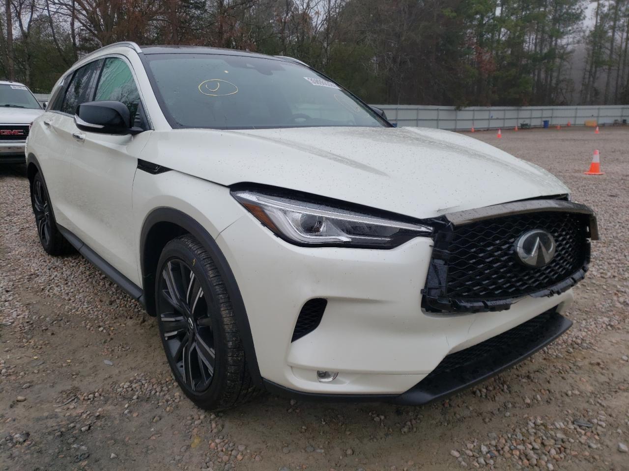 Photo 1 from auction – 2021 INFINITI QX50 LUXE with VIN 3PCAJ5BB6MF115383