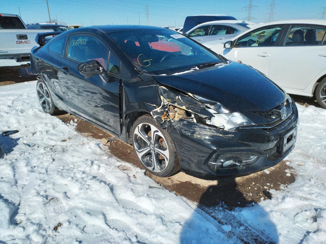 HONDA CIVIC SI 2015 with VIN 2HGFG4A58FH704668 - Photo from auction