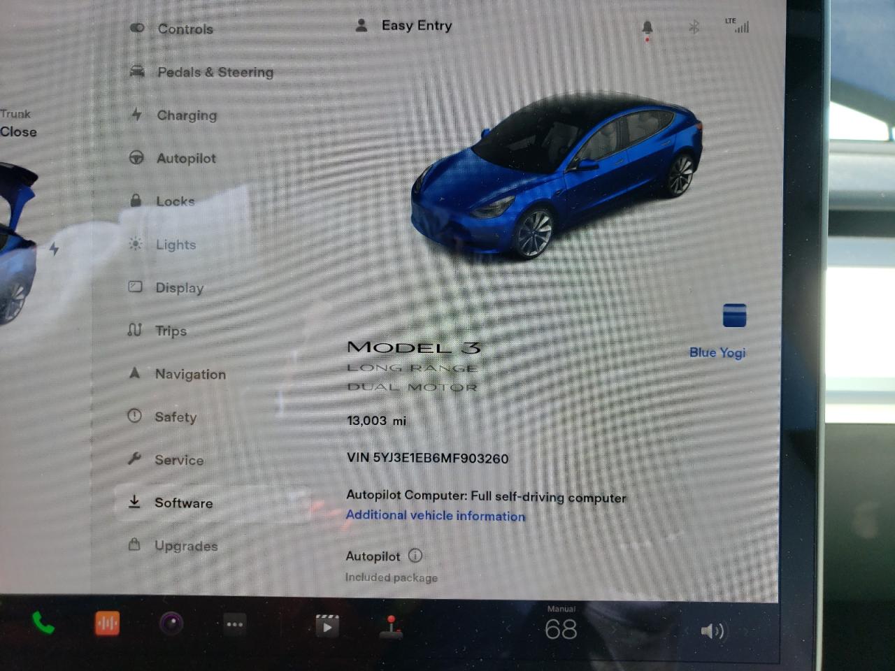 Photo 18 from auction – 2021 TESLA MODEL 3 with VIN 5YJ3E1EB6MF903260