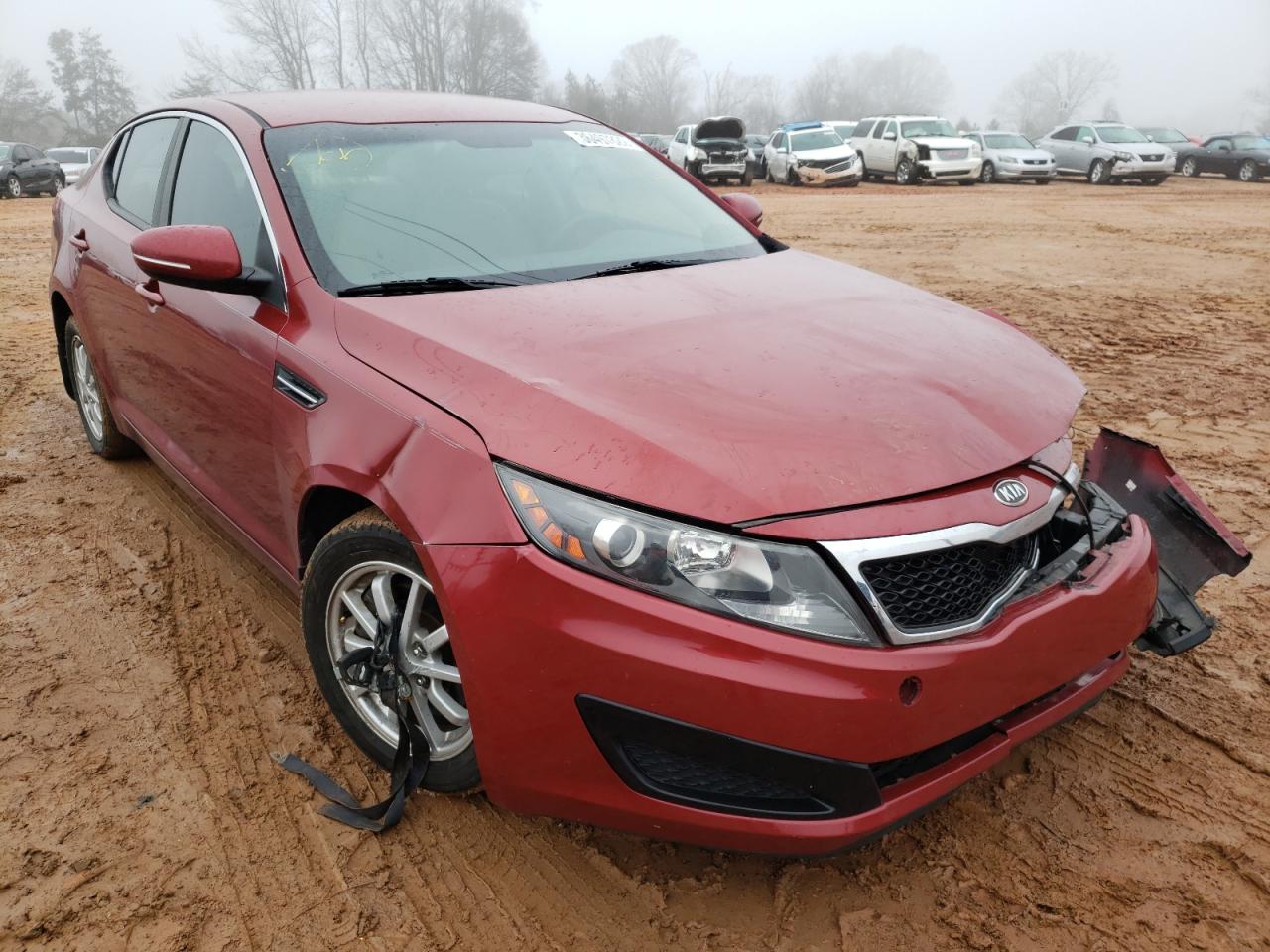 KIA OPTIMA LX 2011 with VIN KNAGM4A78B5073206 - Photo from auction