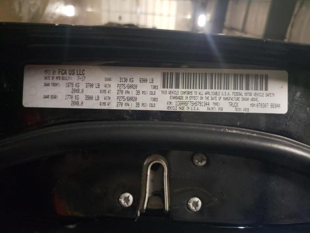 Photo 10 from auction – 2017 RAM 1500 with VIN 1C6RR6FT5HS791344