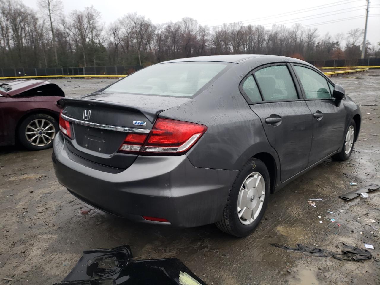 Photo 4 from auction – 2013 HONDA CIVIC HF with VIN 2HGFB2F61DH528919