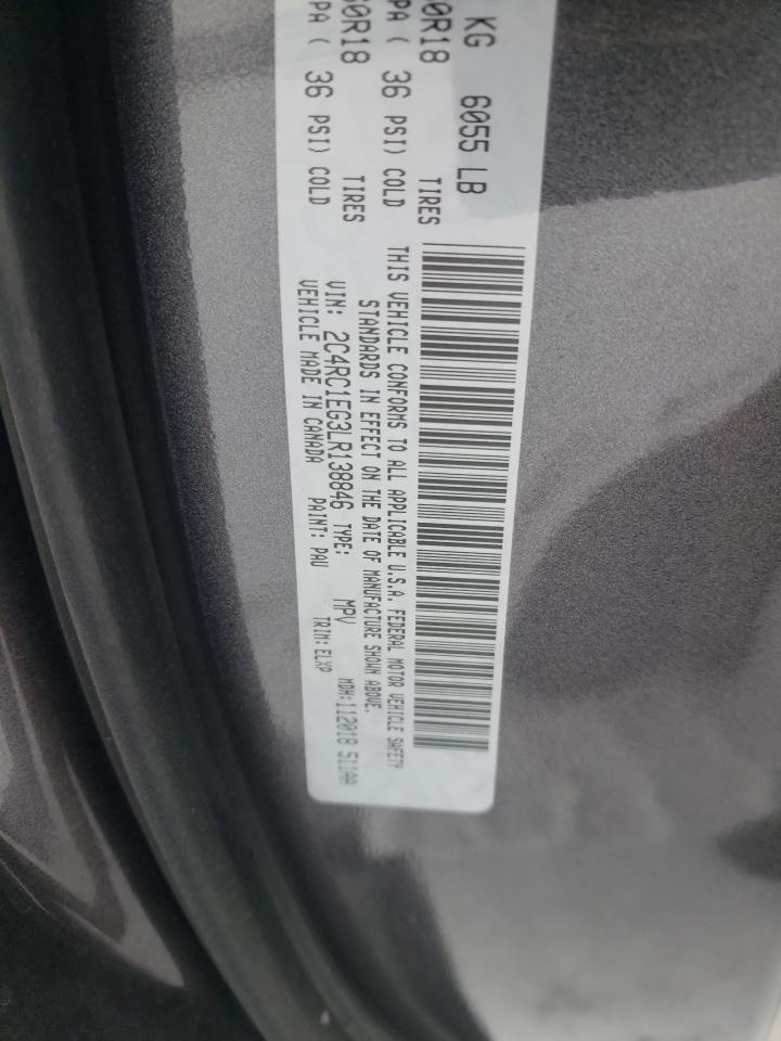 Photo 10 from auction – 2020 CHRYSLER PACIFICA T with VIN 2C4RC1EG3LR138846