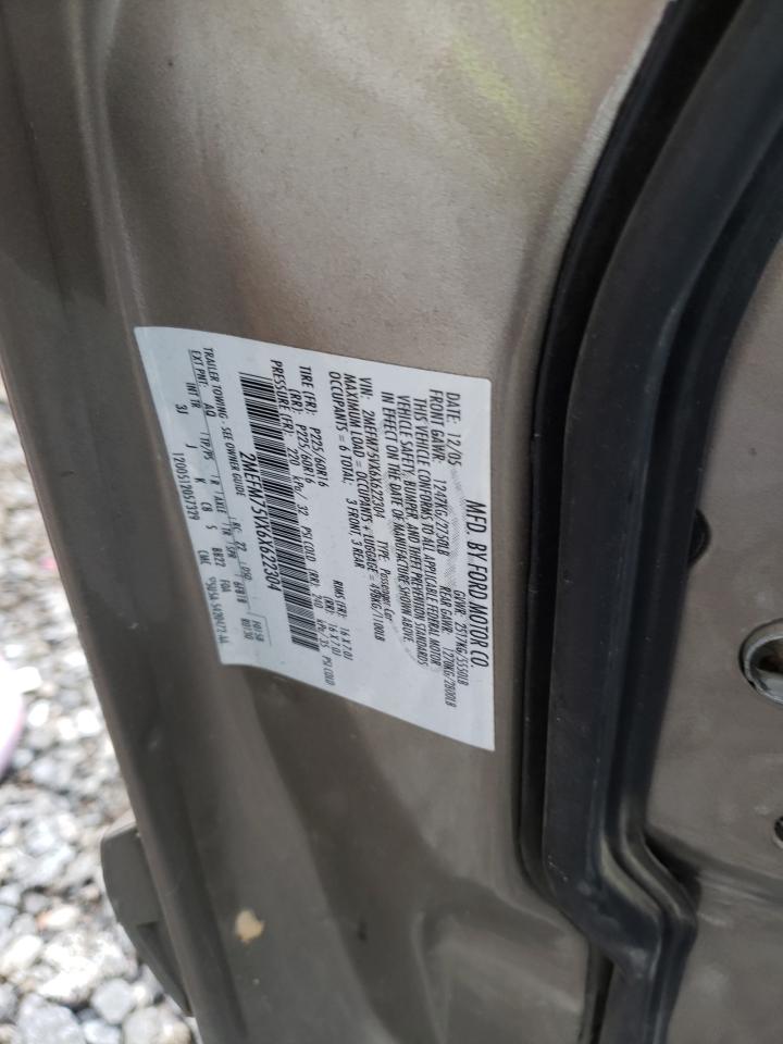 Photo 10 from auction – 2006 MERCURY GRAND MARQ with VIN 2MEFM75VX6X622304