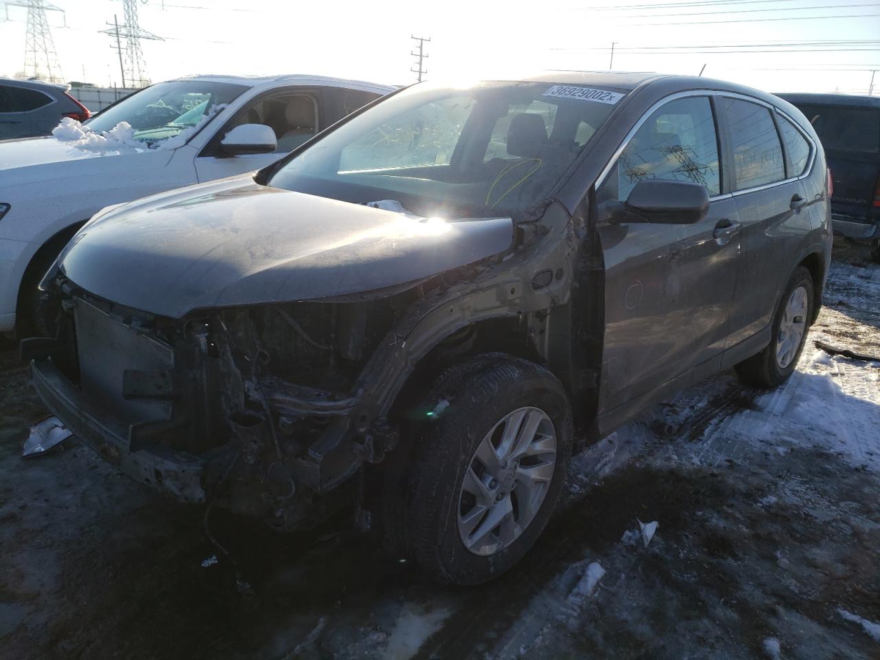 Photo 2 from auction – 2016 HONDA CR-V EX with VIN 5J6RM4H5XGL101407