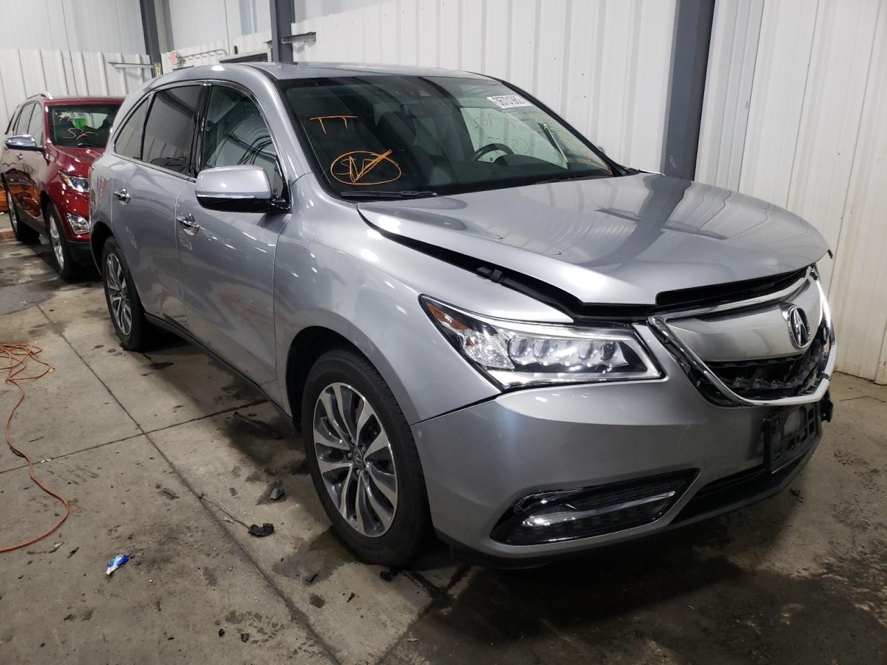 ACURA MDX TECHNO 2016 with VIN 5FRYD4H48GB037121 - Photo from auction