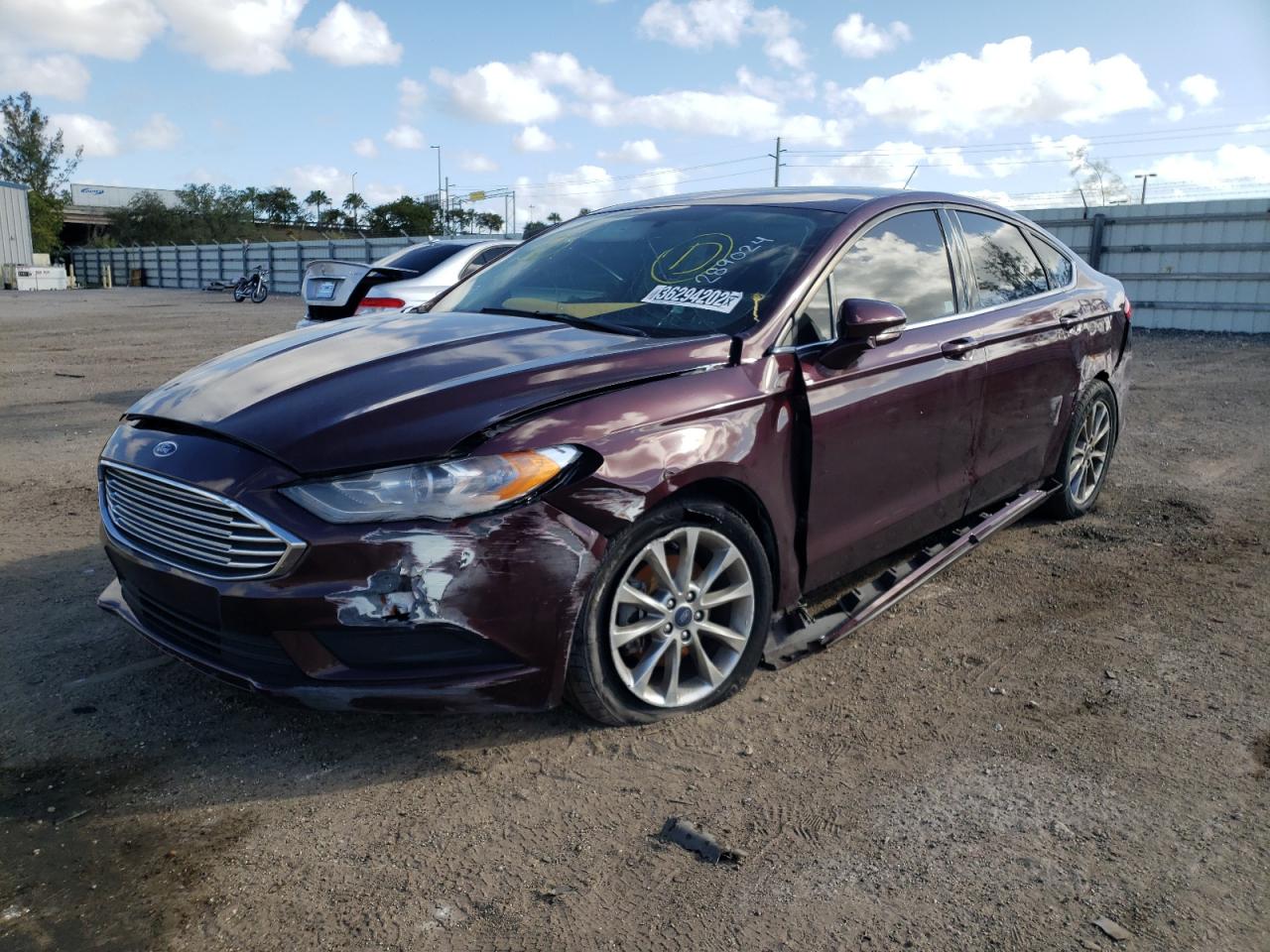 Photo 2 from auction – 2017 FORD FUSION SE with VIN 3FA6P0H78HR289024