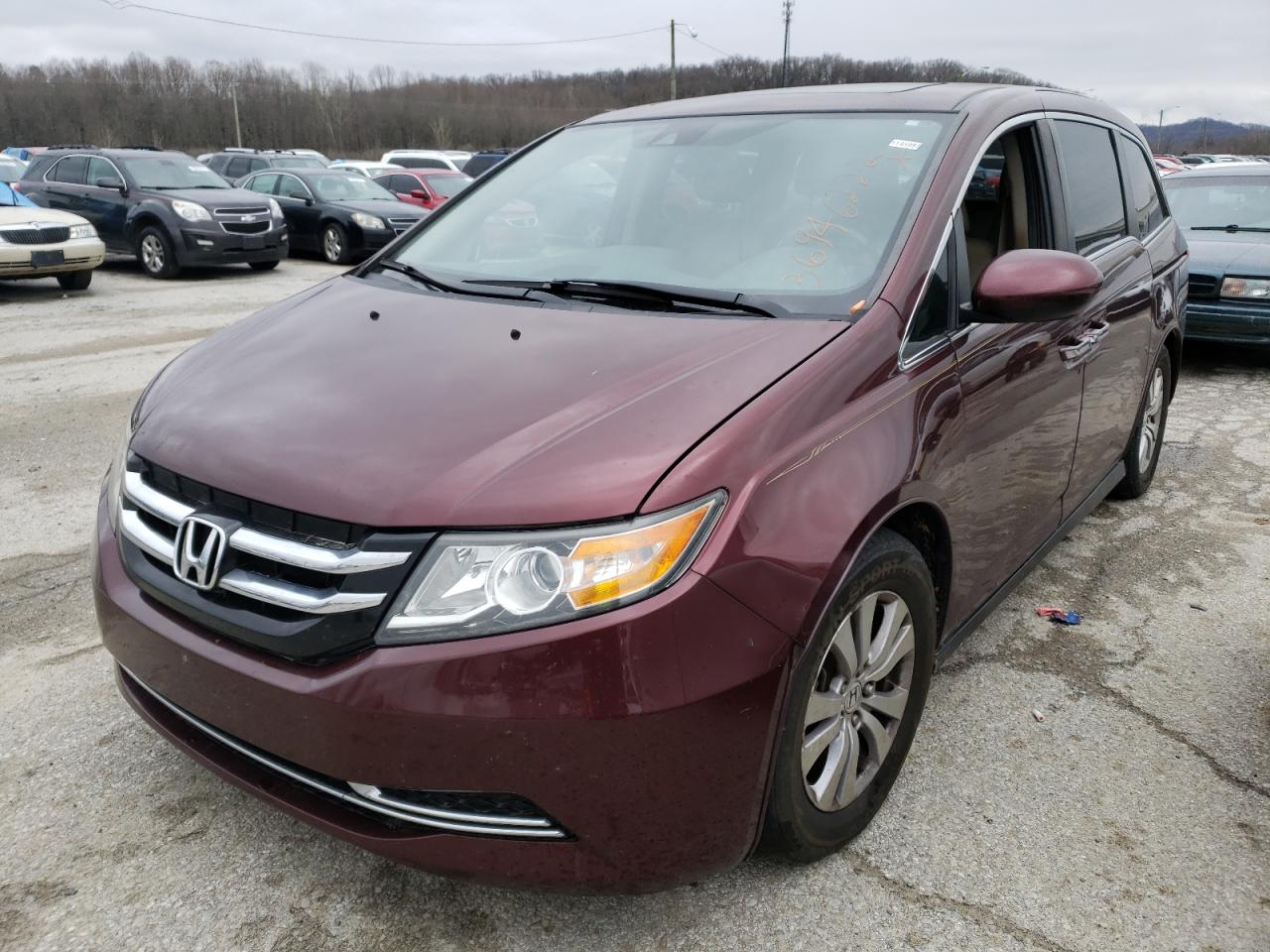 Photo 2 from auction – 2016 HONDA ODYSSEY EX with VIN 5FNRL5H62GB045859