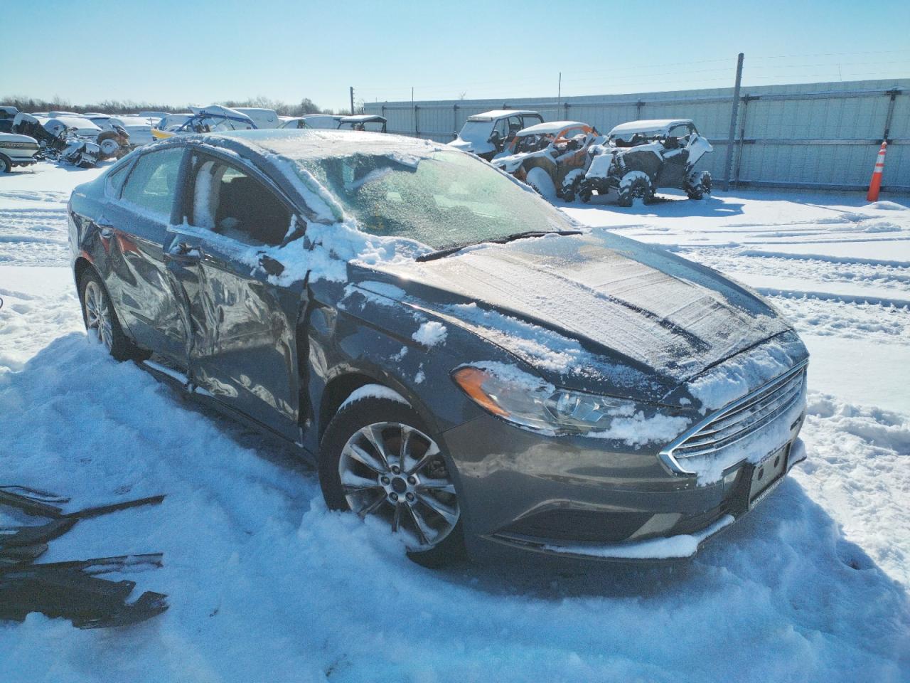 FORD FUSION SE 2017 with VIN 3FA6P0H70HR356148 - Photo from auction