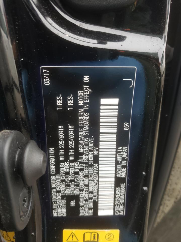 Photo 10 from auction – 2017 LEXUS NX 200T BA with VIN JTJYARBZ5H2071904