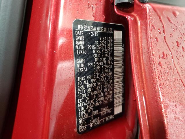 Photo 10 from auction – 2015 NISSAN JUKE S with VIN JN8AF5MV9FT560164