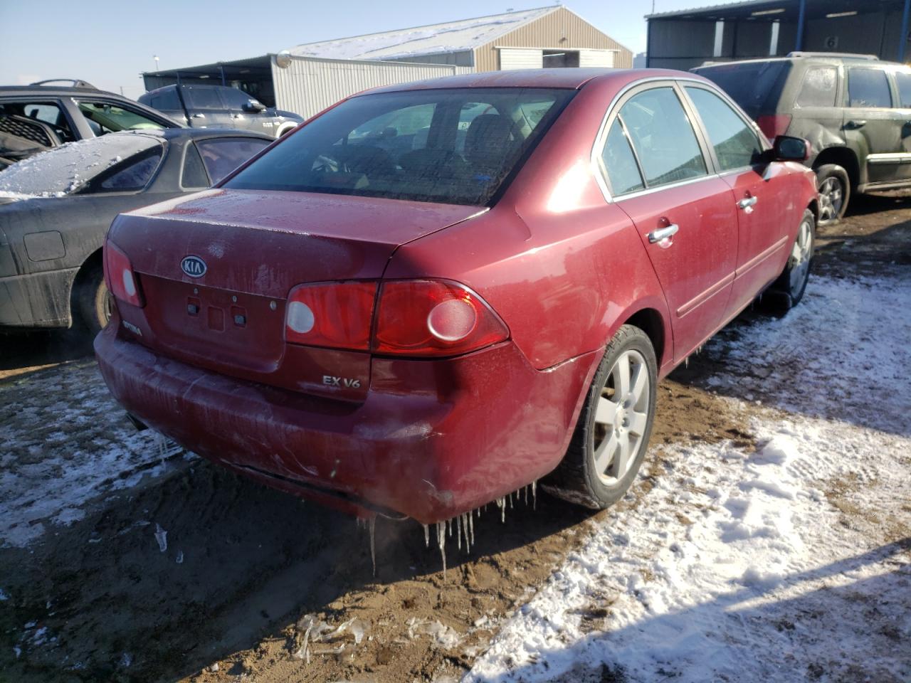 Photo 4 from auction – 2006 KIA OPTIMA LX with VIN KNAGE124465028558