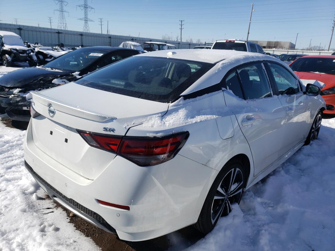 Photo 4 from auction – 2021 NISSAN SENTRA SR with VIN 3N1AB8DV2MY216286