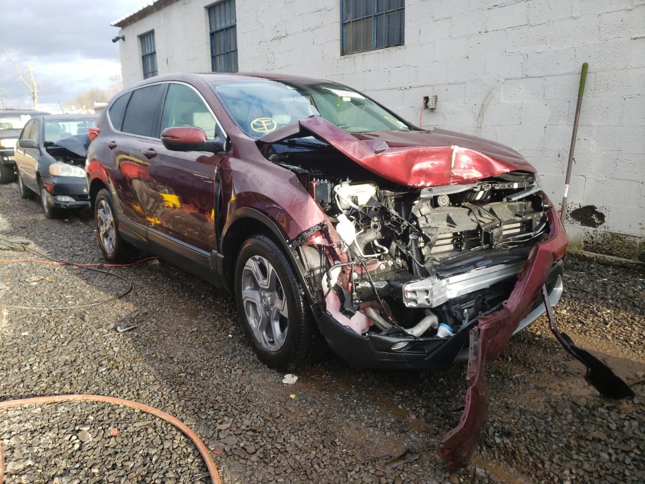 Photo 1 from auction – 2019 HONDA CR-V EX with VIN 7FARW2H54KE055044