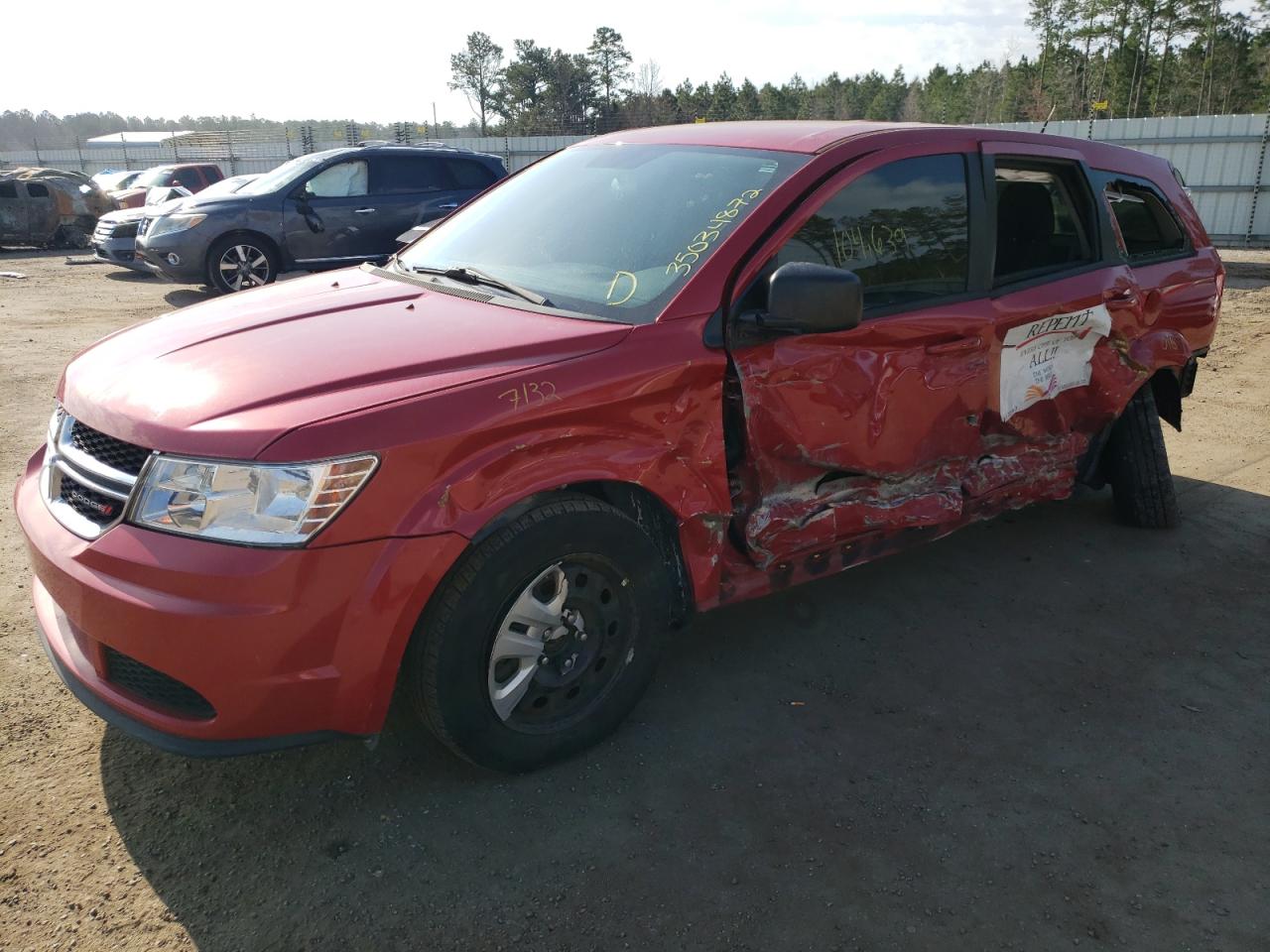 Photo 9 from auction – 2015 DODGE JOURNEY SE with VIN 3C4PDCAB1FT738471
