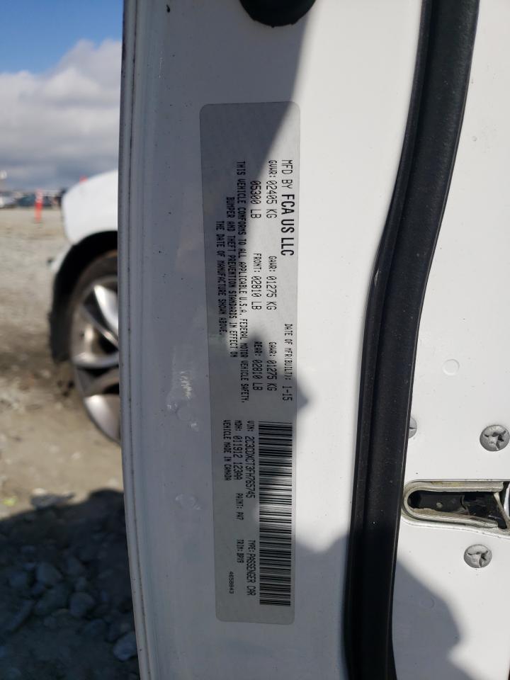Photo 10 from auction – 2015 DODGE CHARGER R/ with VIN 2C3CDXCT3FH765745
