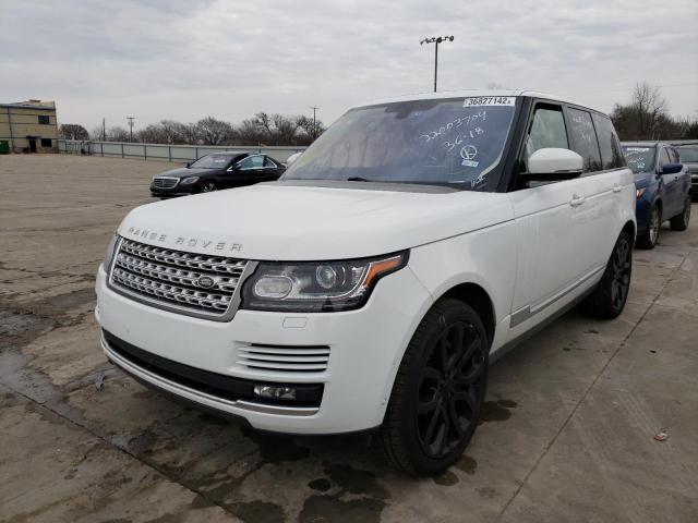 Photo 2 from auction – 2016 LAND ROVER RANGE ROVE with VIN SALGS2EF9GA267944