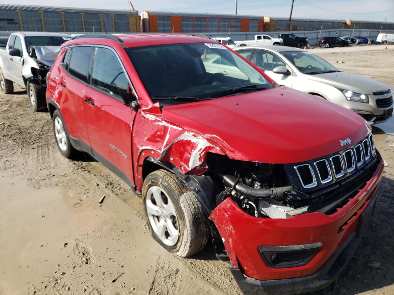 JEEP COMPASS LA 2018 with VIN 3C4NJCBB1JT425525 - Photo from auction