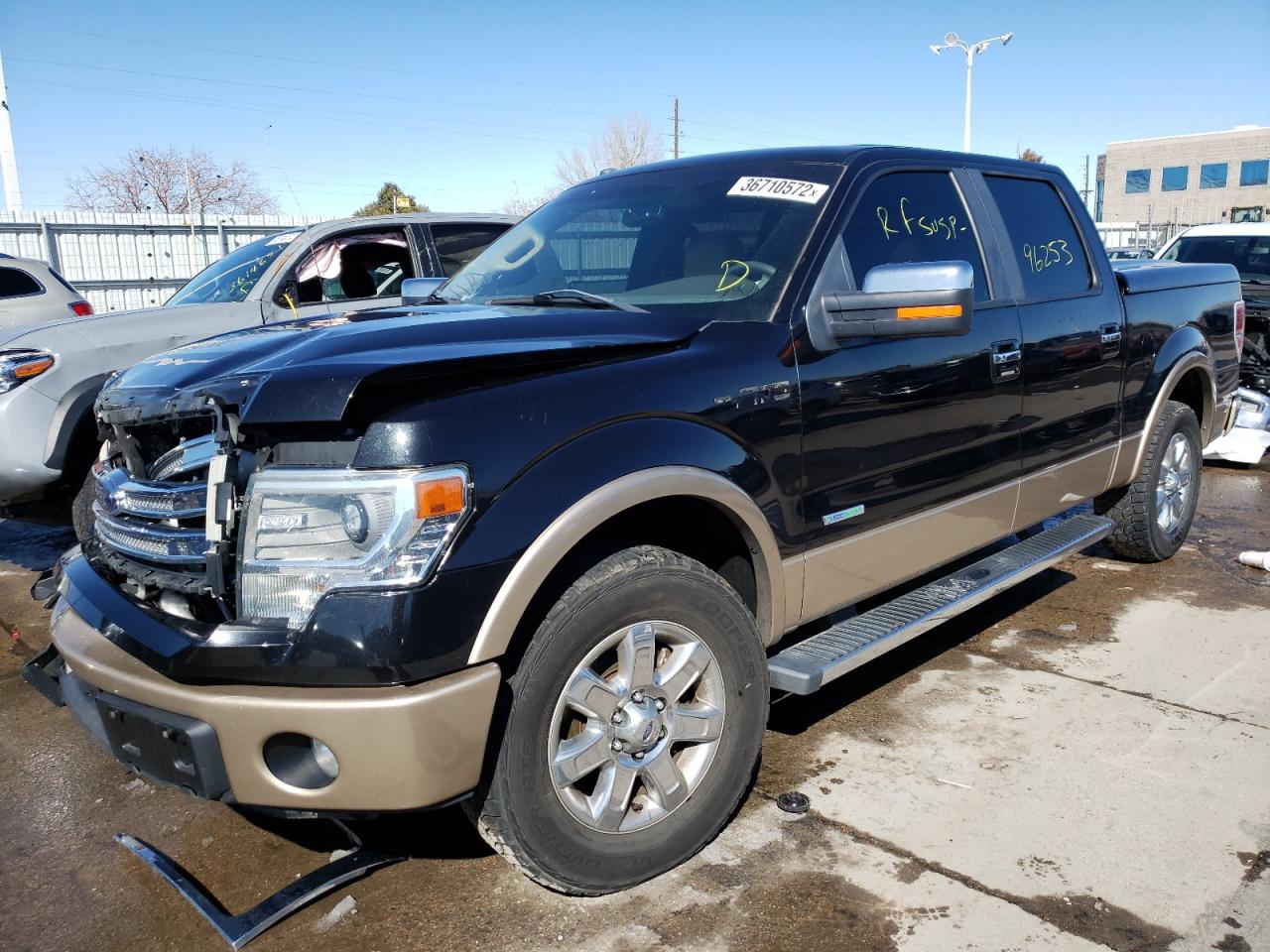 Photo 2 from auction – 2013 FORD F150 SUPER with VIN 1FTFW1CT3DFB75026