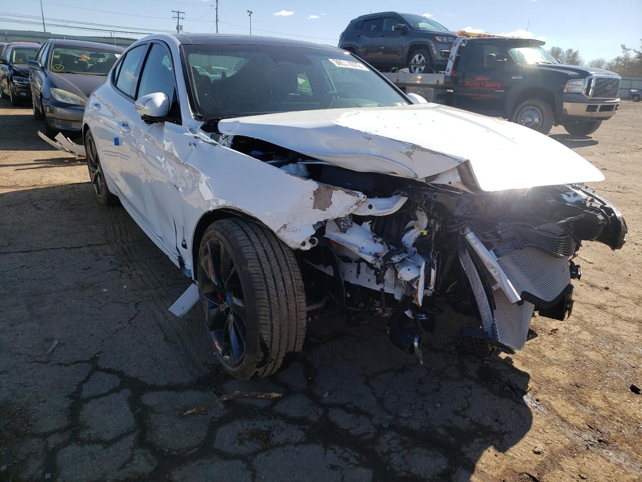 GENESIS G70 BASE 2022 with VIN KMTG54TE3NU097016 - Photo from auction