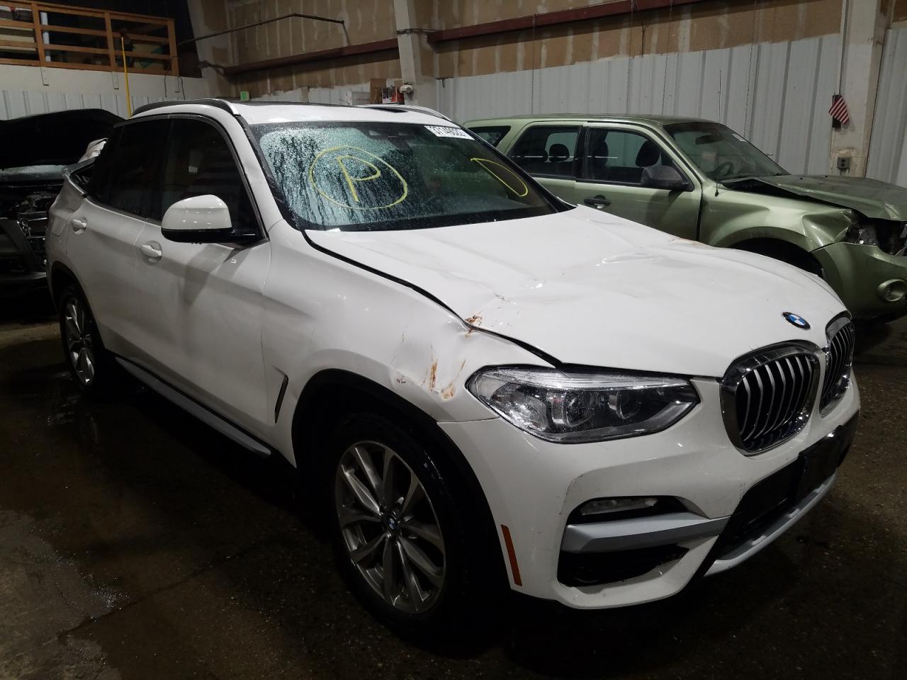 BMW X3 XDRIVE3 2019 with VIN 5UXTR9C56KLE11761 - Photo from auction