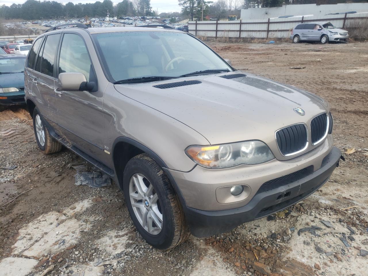 BMW X5 3.0I 2006 with VIN 5UXFA13596LY45567 - Photo from auction