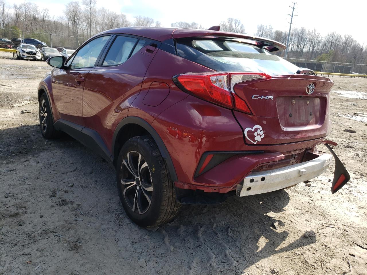 Photo 3 from auction – 2019 TOYOTA C-HR XLE with VIN NMTKHMBX0KR090364
