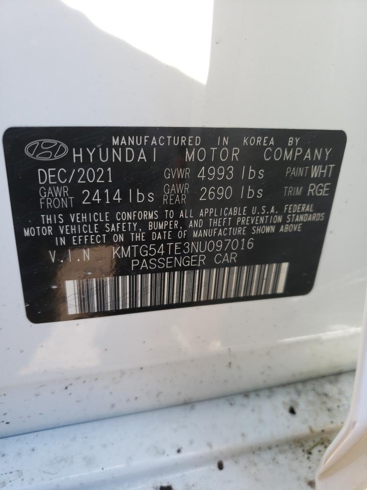 Photo 10 from auction – 2022 GENESIS G70 BASE with VIN KMTG54TE3NU097016