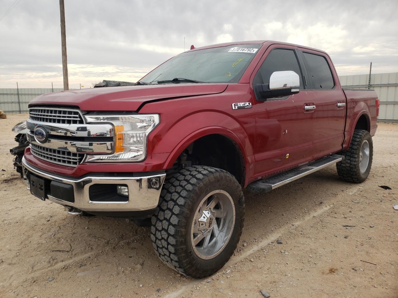 Photo 2 from auction – 2018 FORD F150 SUPER with VIN 1FTEW1EG4JKD68655