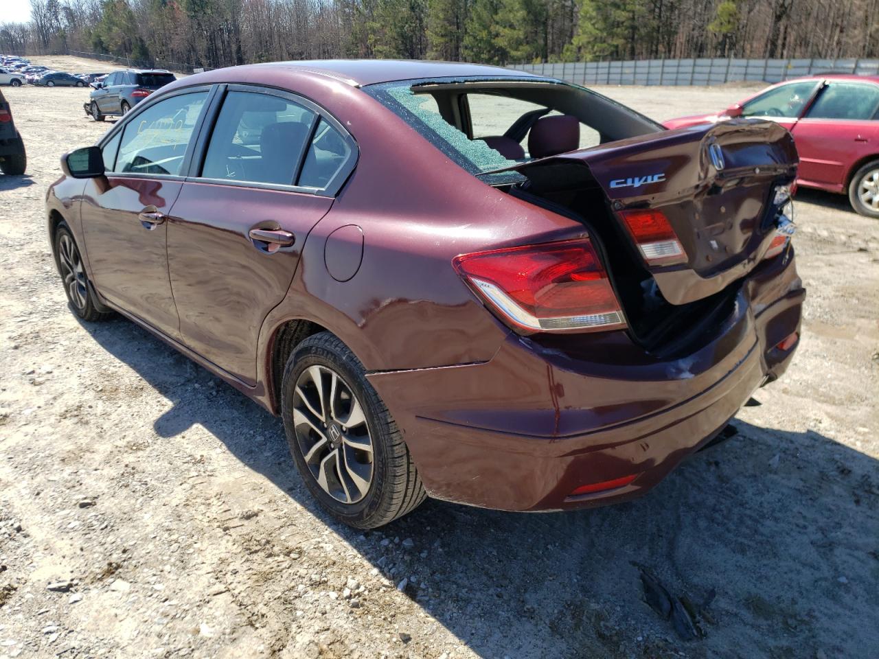 Photo 3 from auction – 2014 HONDA CIVIC EX with VIN 19XFB2F81EE017501