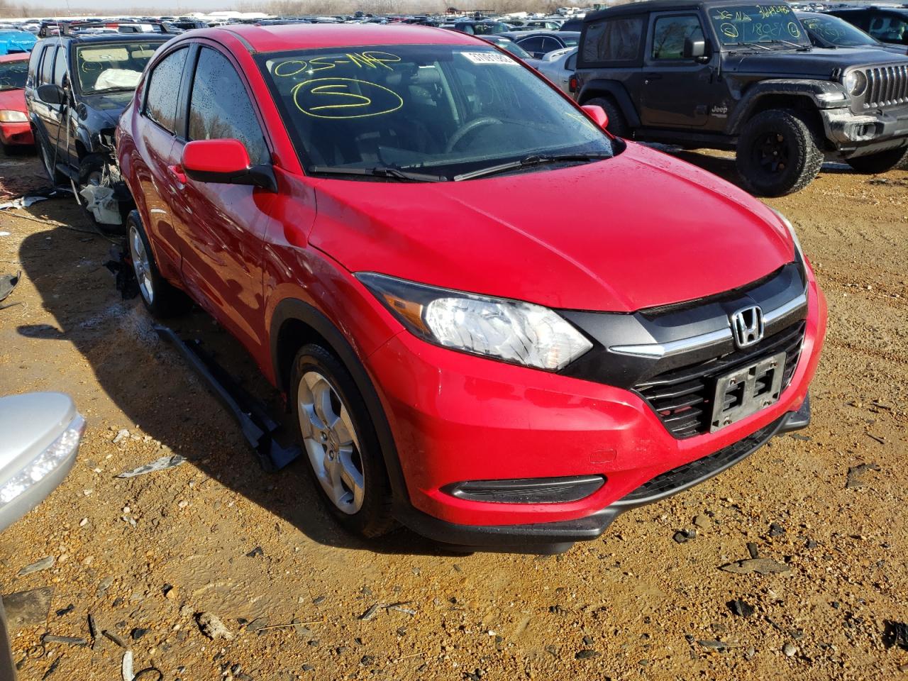 Photo 1 from auction – 2016 HONDA HR-V LX with VIN 3CZRU6H33GM728958