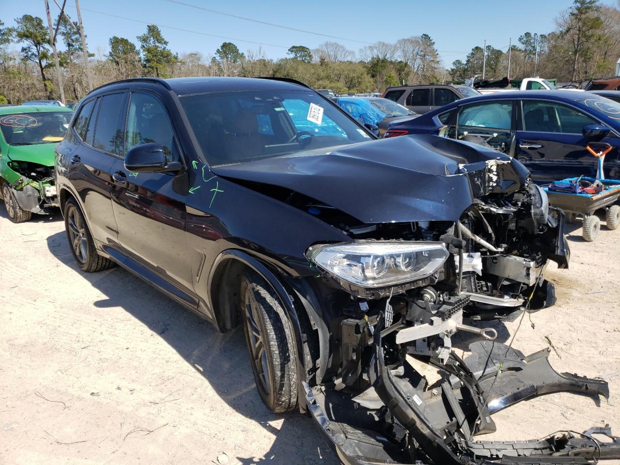 BMW X3 SDRIVE3 2019 with VIN 5UXTR7C55KLR46808 - Photo from auction