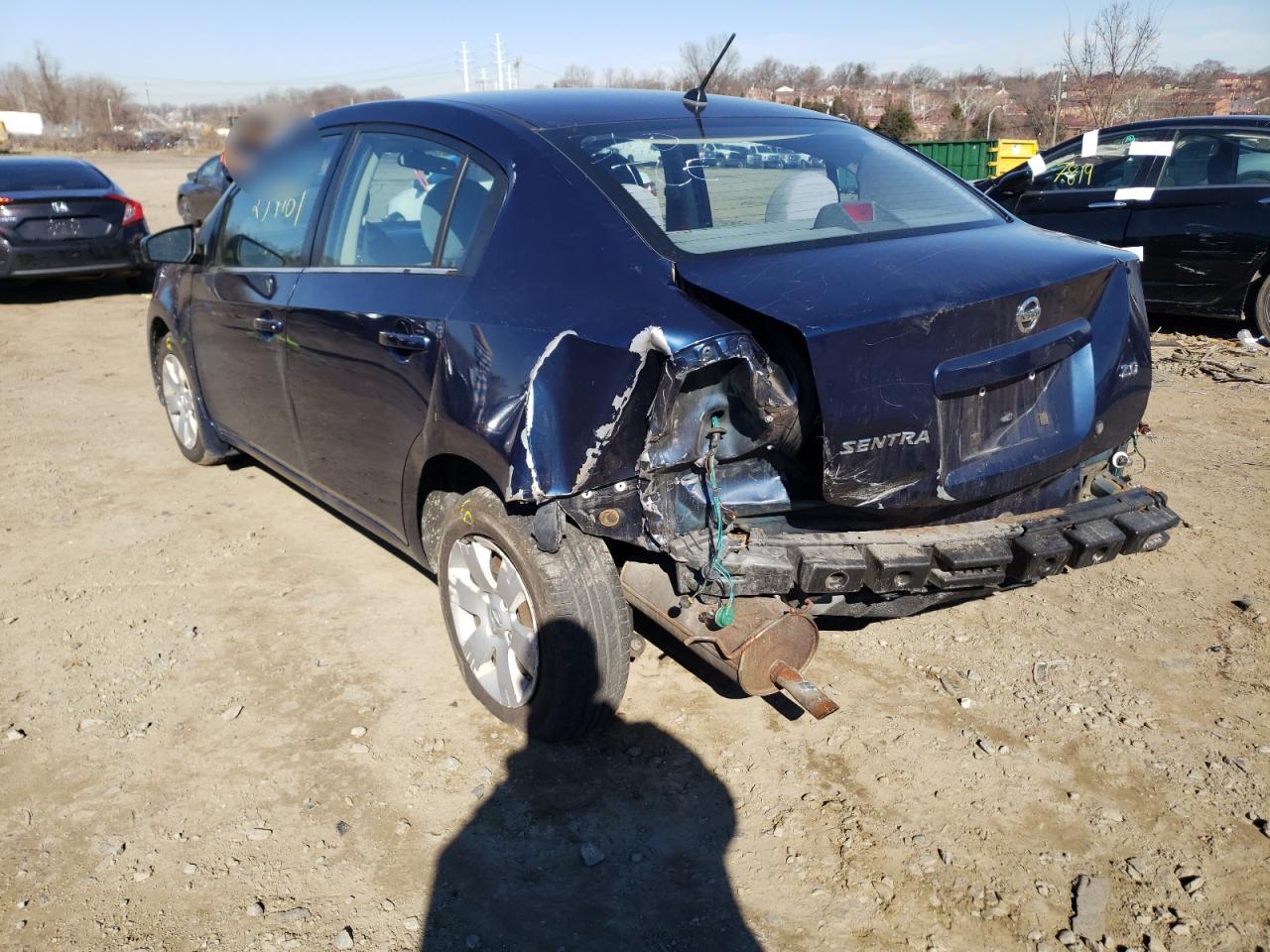 Photo 3 from auction – 2007 NISSAN SENTRA with VIN 3N1AB61E77L632988