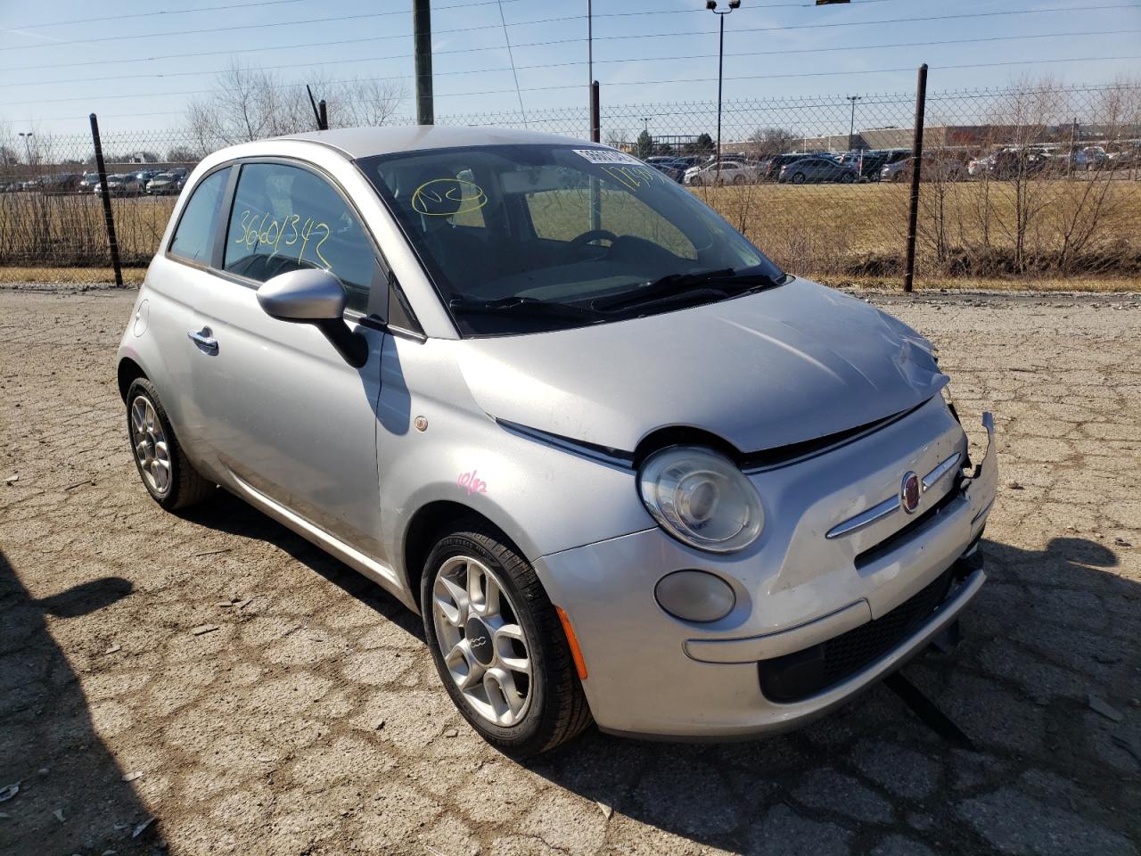 FIAT 500 POP 2012 with VIN 3C3CFFARXCT123831 - Photo from auction