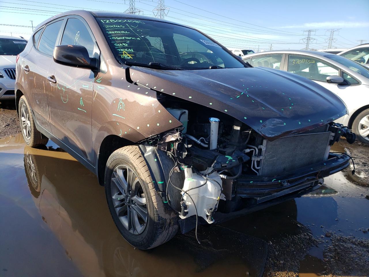HYUNDAI TUCSON GLS 2015 with VIN KM8JTCAF8FU985404 - Photo from auction