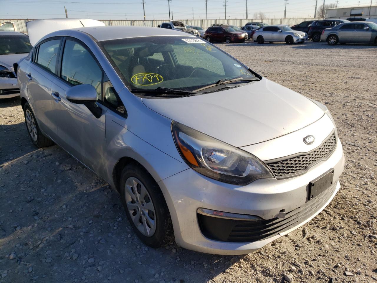 KIA RIO LX 2016 with VIN KNADM4A34G6662514 - Photo from auction