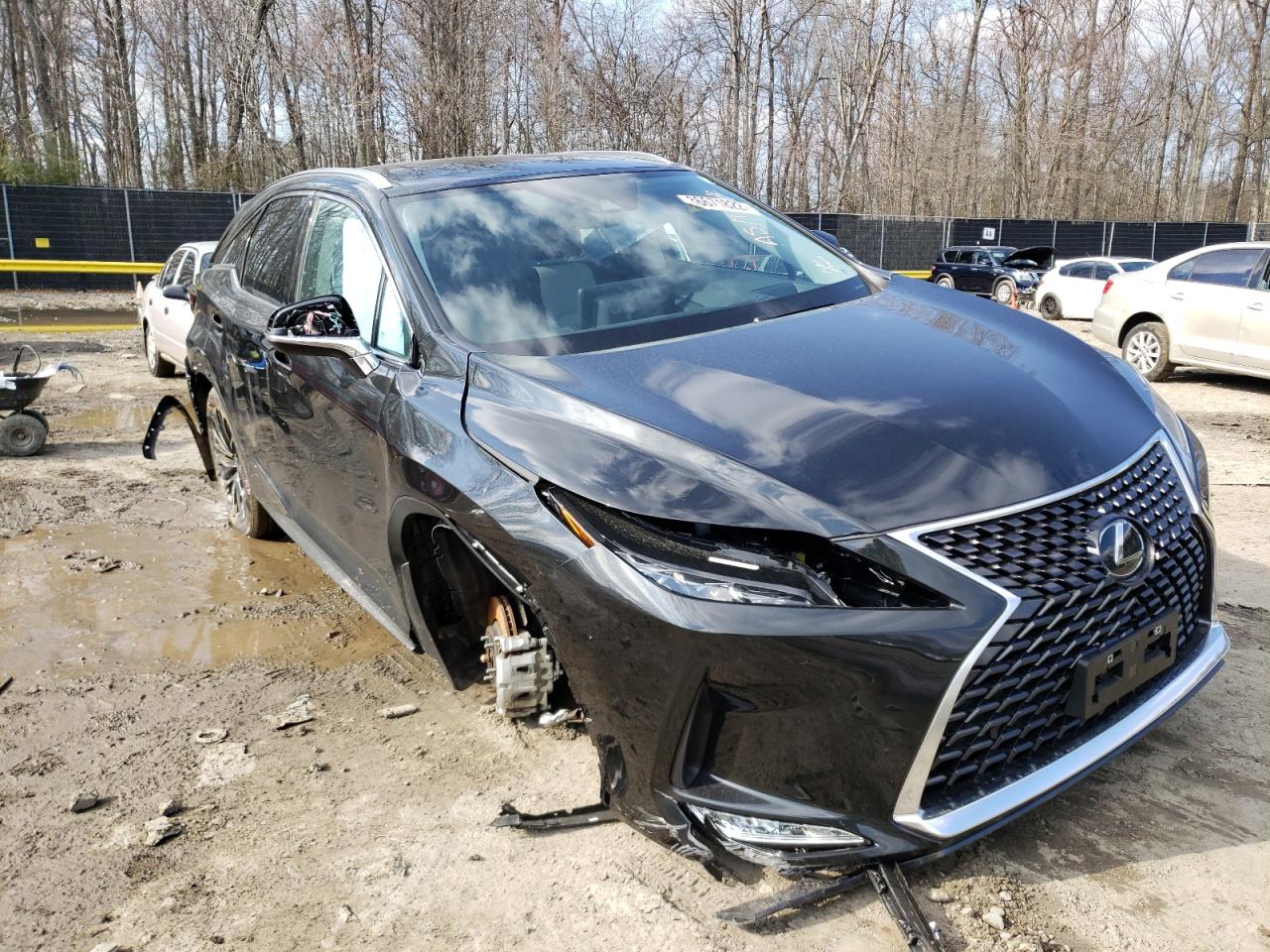 LEXUS RX 350 2022 with VIN 2T2HZMDA3NC309957 - Photo from auction