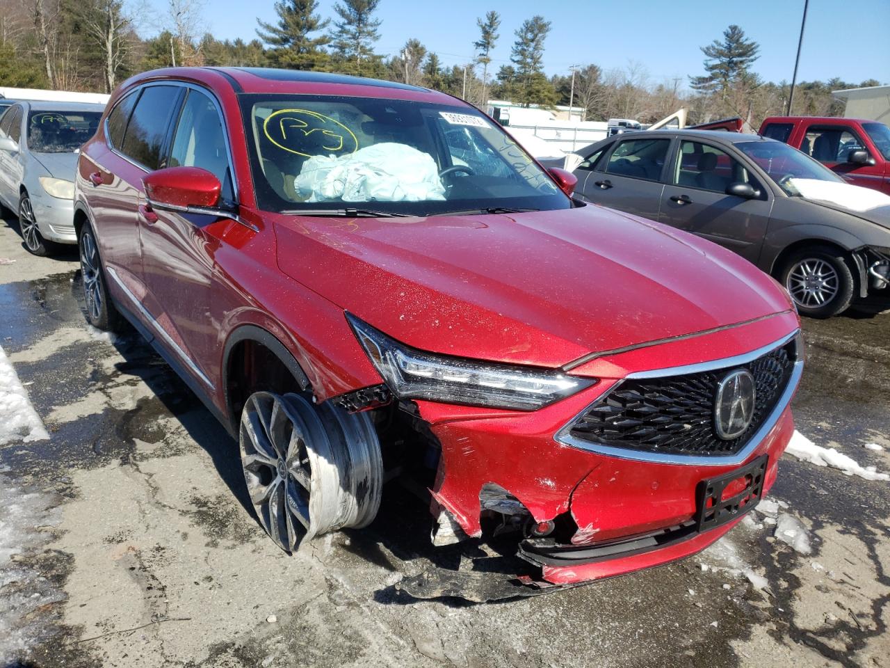 Photo 1 from auction – 2022 ACURA MDX TECHNO with VIN 5J8YE1H49NL026704