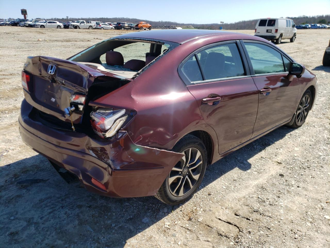 Photo 4 from auction – 2014 HONDA CIVIC EX with VIN 19XFB2F81EE017501