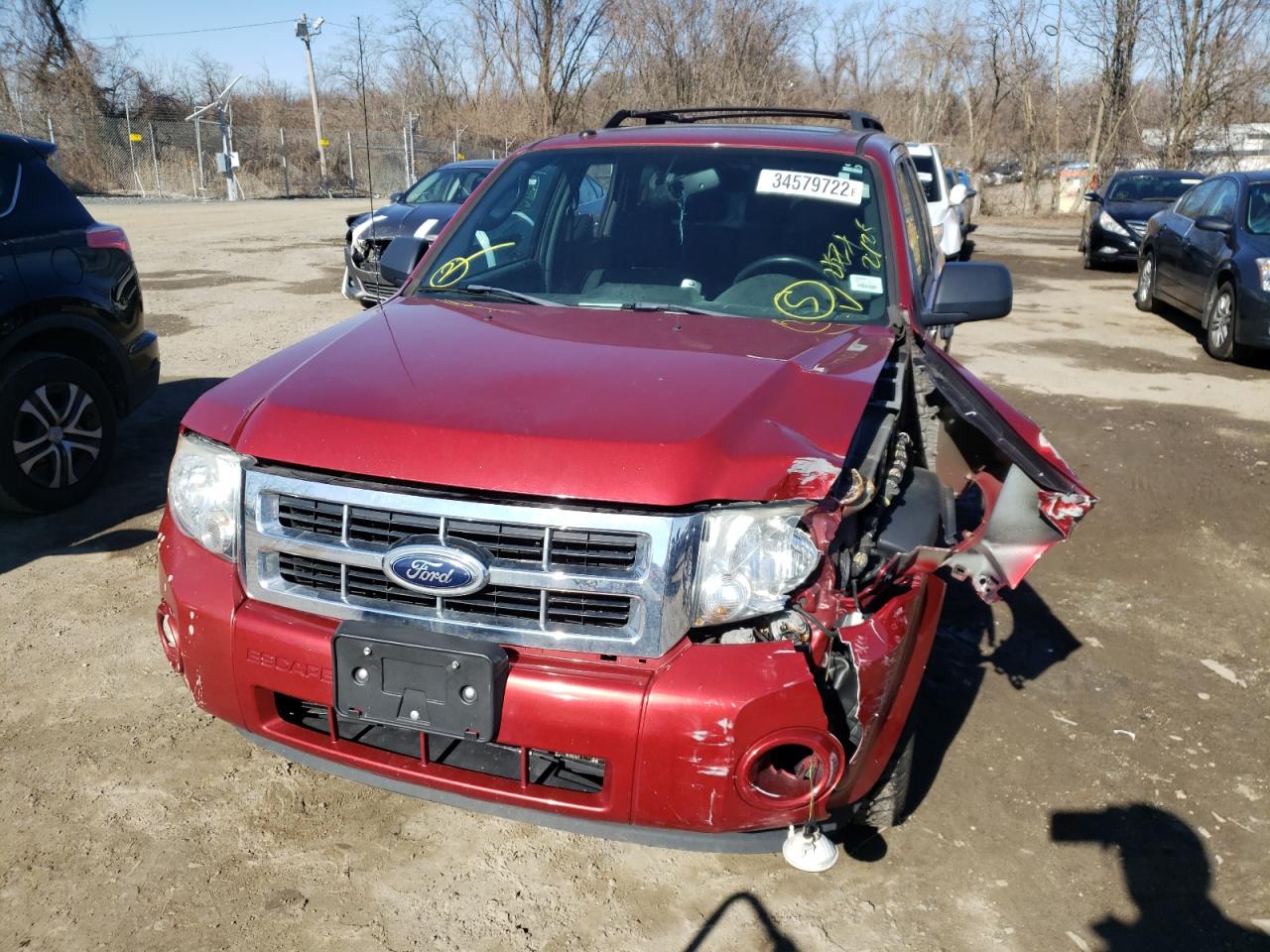 Photo 9 from auction – 2012 FORD ESCAPE XLT with VIN 1FMCU9D78CKB99008