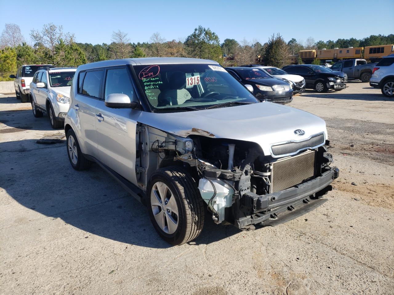 Photo 1 from auction – 2015 KIA SOUL with VIN KNDJN2A27F7776434